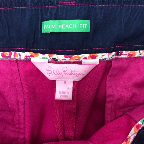 Lilly Pulitzer Palm Beach Fit Capri, Size 8 - Picture 5 of 5
